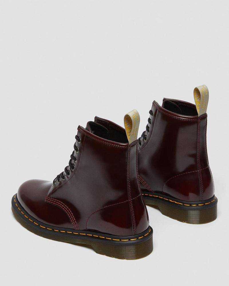 Dr Martens Vegan 1460 Veterlaarzen Dames Roze Rood | NL 55PJJ